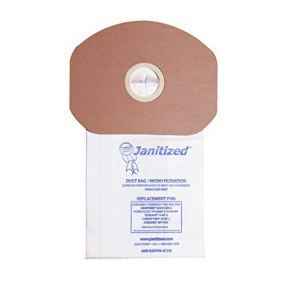 APC FILTRATIONJANITIZED Janitized JAN-IVF457 Premium Replacement Commercial HEPA Filter for Clarke CarpetMaster Pack of 12 JANIA JAN-IVF457-CS OEM#1471250600 SSS Prosense and Triumph Advance VU500 and Spectrum 